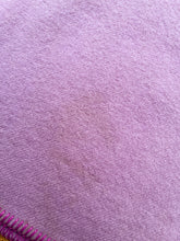 Load image into Gallery viewer, Solid Colour Lavender THROW New Zealand Wool Blanket *BARGAIN*