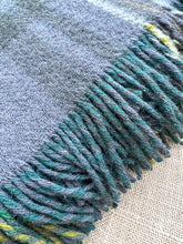 Load image into Gallery viewer, Vintage Soft Duotone CAR RUG New Zealand Wool Blanket