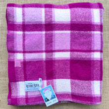 Load image into Gallery viewer, Super Bright Magenta SINGLE New Zealand Wool Blanket