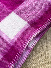 Load image into Gallery viewer, Super Bright Magenta SINGLE New Zealand Wool Blanket
