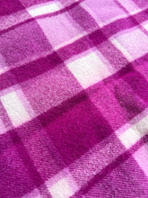Load image into Gallery viewer, Super Bright Magenta SINGLE New Zealand Wool Blanket