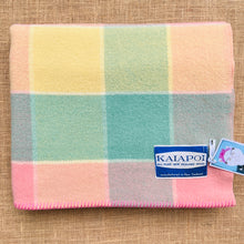 Load image into Gallery viewer, Pastel KNEE/PRAM New Zealand Wool Blanket **BARGAIN BLANKET**