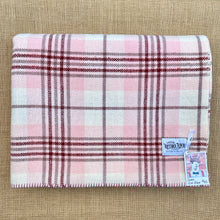 Load image into Gallery viewer, Pretty Pink, Cream & Maroon DOUBLE Wool/Acrylic Blend