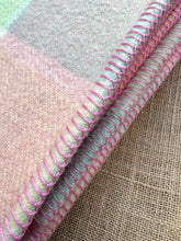 Load image into Gallery viewer, Pretty PasteIs SINGLE New Zealand Wool Blanket