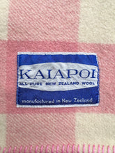 Load image into Gallery viewer, Cream & Pink KAIAPOI SINGLE New Zealand Wool Blanket