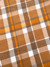 Load image into Gallery viewer, Retro Orange/Browns Onehunga Princess KING Pure Wool Blanket
