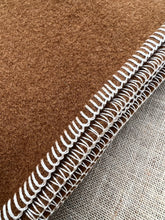 Load image into Gallery viewer, Deep Chocolate Brown SINGLE Pure New Zealand Wool Blanket