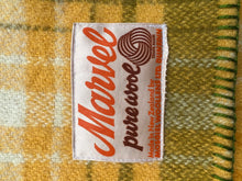 Load image into Gallery viewer, Fresh Retro Favourite! Gold & Olive SINGLE New Zealand Wool Blanket