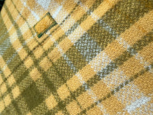 Load image into Gallery viewer, Fresh Retro Favourite! Gold & Olive SINGLE New Zealand Wool Blanket