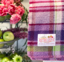 Load image into Gallery viewer, Winegum Collection (New Wool): Fresh GRAPE Love KNEE RUG/COT