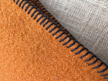 Load image into Gallery viewer, Super Thick Rust SINGLE New Zealand Wool Blanket