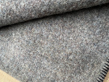 Load image into Gallery viewer, Thick Grey Army THROW/SMALL SINGLE New Zealand Wool Blanket