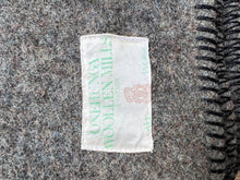 Load image into Gallery viewer, Thick Grey Army THROW/SMALL SINGLE New Zealand Wool Blanket