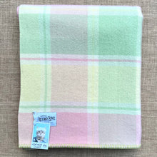 Load image into Gallery viewer, Lightweight Fresh Candy Colours SINGLE New Zealand Wool Blanket