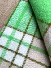 Load image into Gallery viewer, Gorgeous Green Apple SINGLE New Zealand Wool Blanket