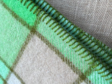 Load image into Gallery viewer, Gorgeous Green Apple SINGLE New Zealand Wool Blanket