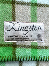 Load image into Gallery viewer, Gorgeous Green Apple SINGLE New Zealand Wool Blanket