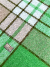 Load image into Gallery viewer, Gorgeous Green Apple SINGLE New Zealand Wool Blanket