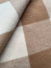 Load image into Gallery viewer, Gorgeous Neutral Browns SINGLE Onehunga NZ Wool Blanket