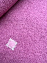 Load image into Gallery viewer, Deep Rouge Pink SINGLE New Zealand Wool Blanket