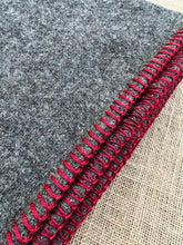 Load image into Gallery viewer, Grey Army SINGLE New Zealand Wool Blanket