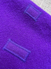 Load image into Gallery viewer, Super Bold Purple Extra Long SINGLE New Zealand Wool Blanket