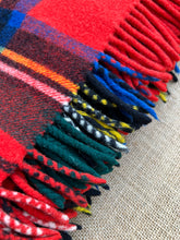 Load image into Gallery viewer, Kaiapoi TRAVEL RUG Collectible Wool Blanket with Maori Chief Label STEWART Clan