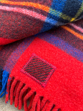 Load image into Gallery viewer, Kaiapoi TRAVEL RUG Collectible Wool Blanket with Maori Chief Label STEWART Clan