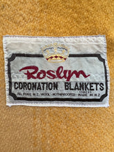 Load image into Gallery viewer, Gold Retro SINGLE New Zealand Wool Blanket