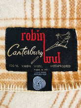 Load image into Gallery viewer, Thick SINGLE Wool Blanket by Robinwul of Canterbury - Fresh Retro Love NZ Wool Blankets