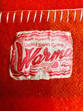 Load image into Gallery viewer, Intense Orange KING SINGLE Wool blanket - WARMA! - Fresh Retro Love NZ Wool Blankets