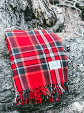 Load image into Gallery viewer, Adventure Awaits (New Wool): Black Sand Sunset TRAVEL RUG