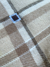 Load image into Gallery viewer, Warm Browns SMALL SINGLE/THROW New Zealand Wool Blanket