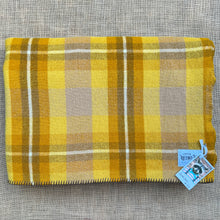 Load image into Gallery viewer, Retro Mustard Lightweight DOUBLE/QUEEN NZ Wool