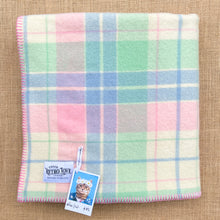 Load image into Gallery viewer, Pretty Pastel KNEE/COT Blanket in Pure New Zealand Wool