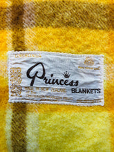 Load image into Gallery viewer, Golden Sunshine Superthick SINGLE Wool Blanket by Onehunga Woollen Mills - Fresh Retro Love NZ Wool Blankets