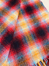 Load image into Gallery viewer, Soft and light fire colours TRAVEL RUG New Zealand Wool