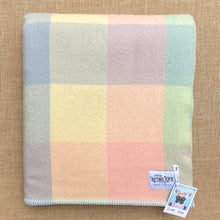Load image into Gallery viewer, Pretty Pastel Sorbet Colours SINGLE New Zealand Wool Blanket