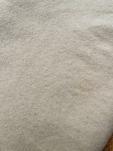 Load image into Gallery viewer, Vintage Cream KING SINGLE Pure Wool Blanket