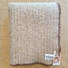 Load image into Gallery viewer, Ultra thick Rustic SINGLE New Zealand Wool Blanket