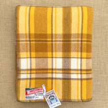 Load image into Gallery viewer, Thick Golden Browns SINGLE New Zealand Wool Blanket