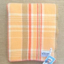 Load image into Gallery viewer, Melon & Tangerine SMALL SINGLE New Zealand Wool Blanket