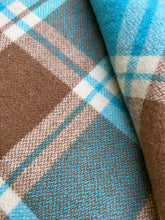 Load image into Gallery viewer, Turquoise Favourite DOUBLE New Zealand Wool Blanket