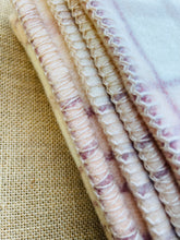 Load image into Gallery viewer, ***SPECIAL*** Blush Pink & Cream Qualcraft SINGLE Pure Wool Blanket