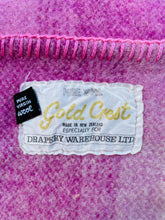Load image into Gallery viewer, Bright Pink/Purple KING SINGLE Wool Blanket - Extra Thick!
