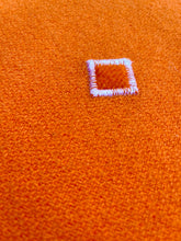 Load image into Gallery viewer, Vibrant Orange Marvel SINGLE New Zealand Wool Blanket