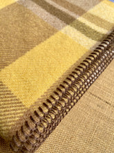 Load image into Gallery viewer, Soft & Thick Golden SINGLE New Zealand Wool Blanket