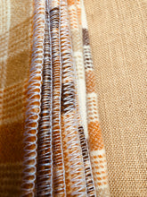 Load image into Gallery viewer, Poppa Styles Brown Check SINGLE Soft and Cosy - Fresh Retro Love NZ Wool Blankets