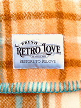Load image into Gallery viewer, Poppa Twist! Melon, Mustard and Turquoise KING SINGLE Super Thick NZ Wool