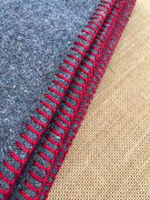 Load image into Gallery viewer, Grey Army Blanket SINGLE New Zealand Pure Wool Blanket (with label)